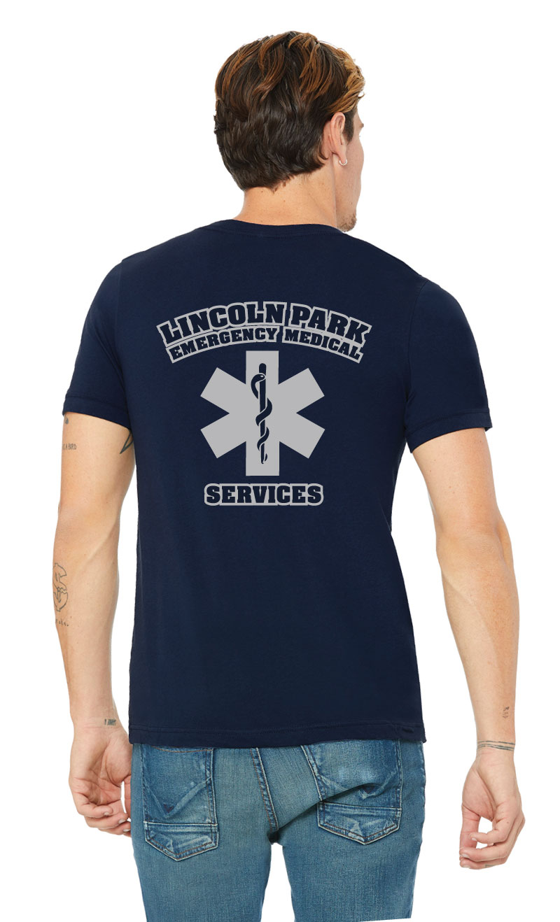 Lincoln Park EMS V-Neck T-shirt - Image 2