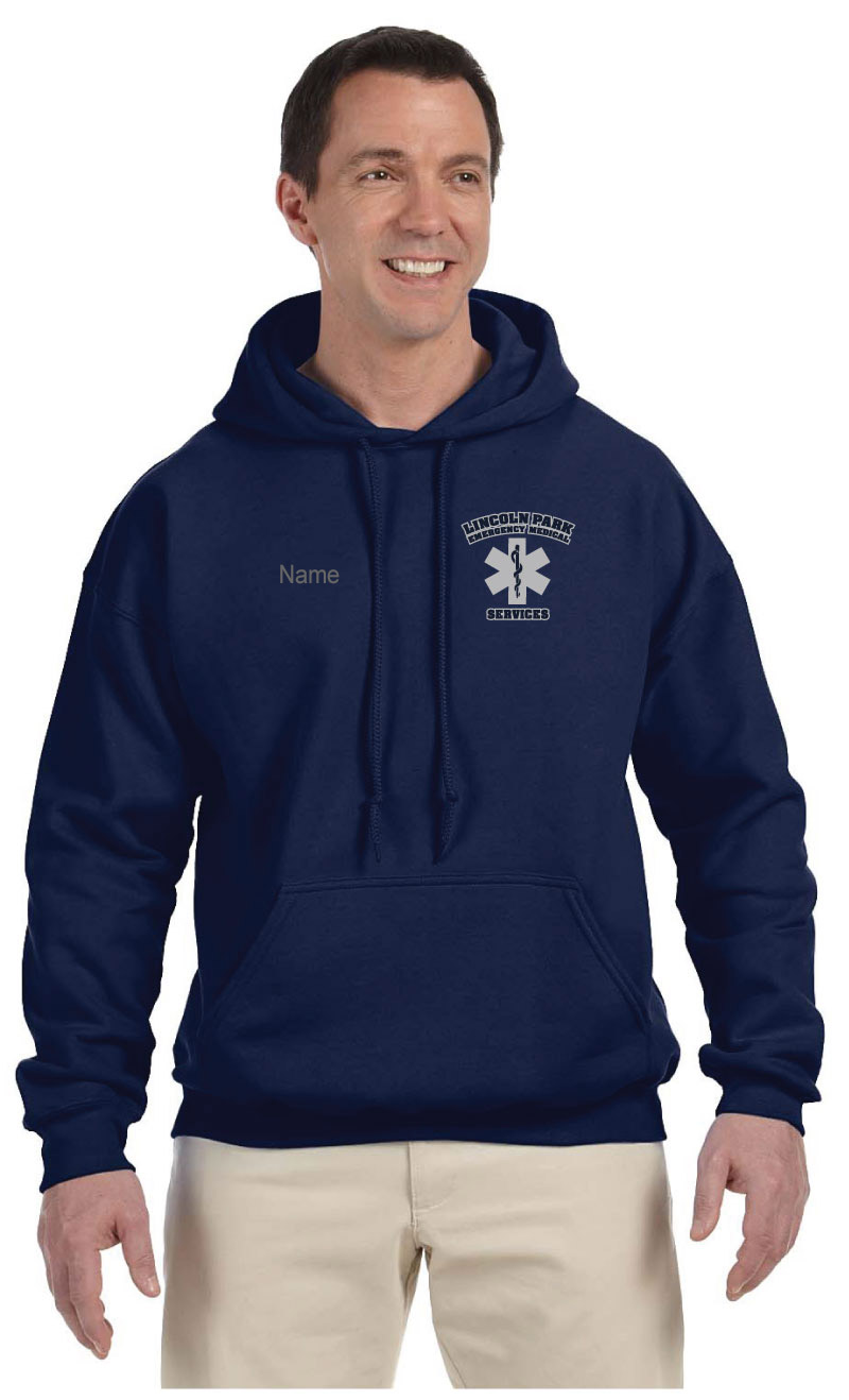 Lincoln Park EMS Hooded Sweat Shirts
