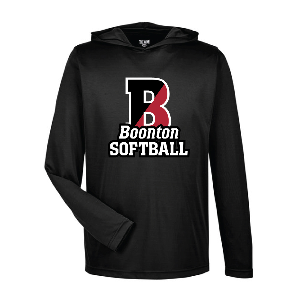Boonton Softball Long Sleeve Hooded T-shirt (TT41) - Image 3