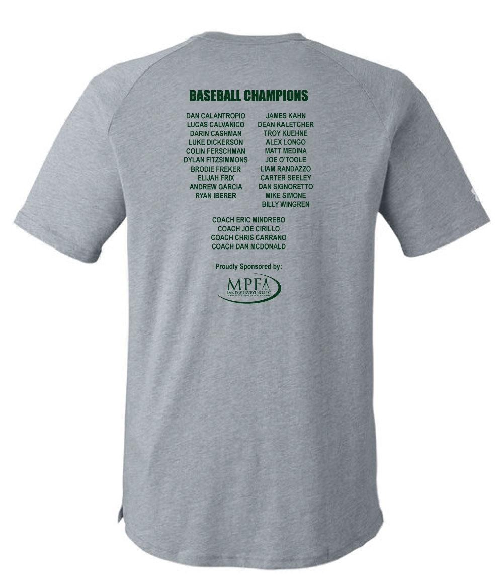 Morris Knolls Baseball Champions T-shirt (Under Armour) - Image 2